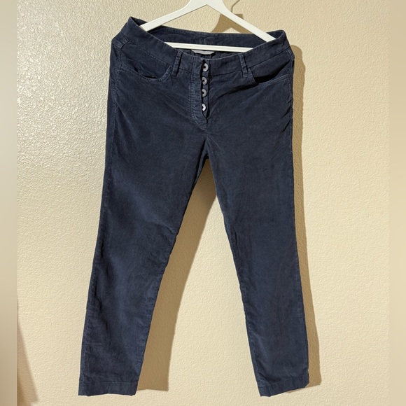 Brunello Cucinelli Pants - Y2K Brunello Cucinelli Dark Blue Corduroy Trousers